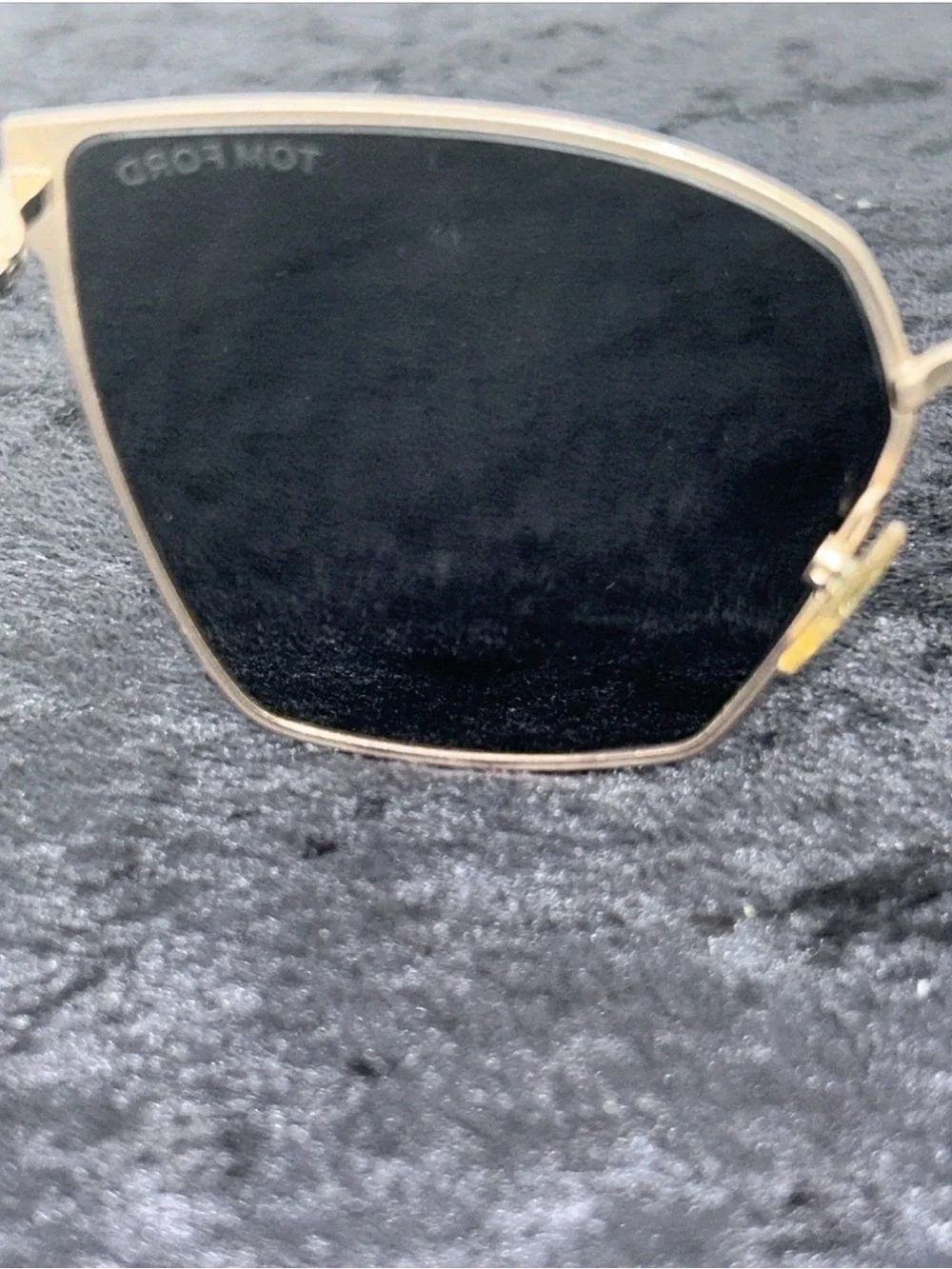 Tom Ford HELENA FT 0653 Shiny Rose Gold/Grey With Gold Mirror (28C) Sunglasses
